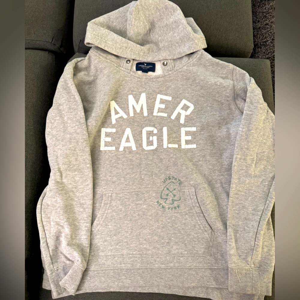 American Eagle Outfitters Gray Hoodie for Women